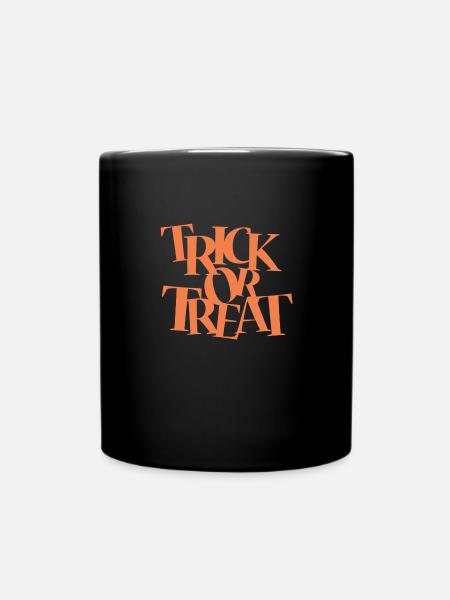 Trick or treat - Tasse einfarbig - Schwarz