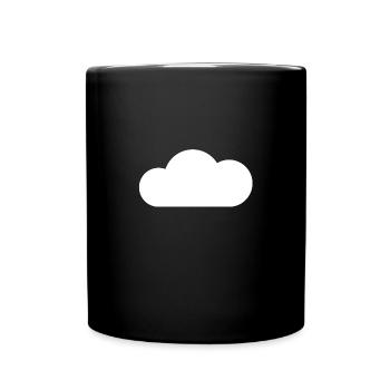 Cloud - Tasse einfarbig - Schwarz - Vorne