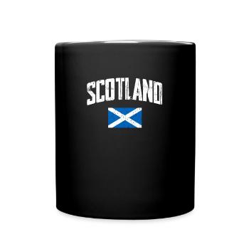 Scots, Scotland, Scottish - Full Colour Mug - black - Front