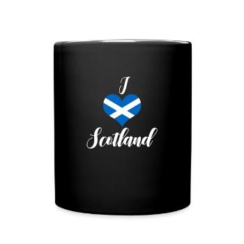 Scots, Scotland, Scottish - Full Colour Mug - black - Front