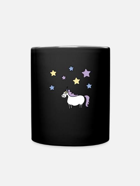 licorne - Mug uni - noir