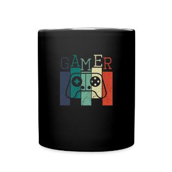 Gamer - Full Colour Mug - black - Front