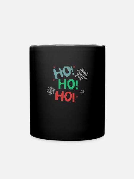 Ho,Ho,Ho! - Tasse einfarbig - Schwarz