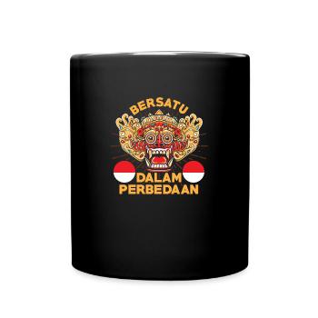Indonesien - Tasse einfarbig - Schwarz - Vorne