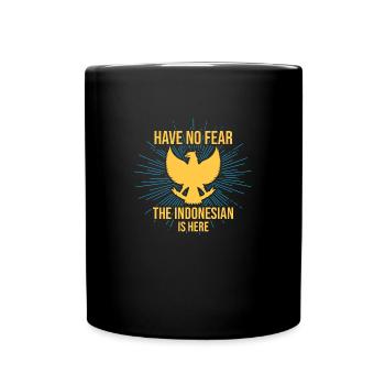 Indonesien - Tasse einfarbig - Schwarz - Vorne