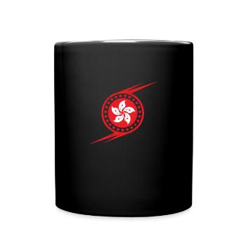 Hong Kong - Full Colour Mug - black - Front
