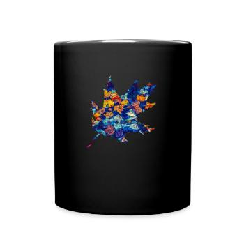 Autumn leaves - Full Colour Mug - black - Front