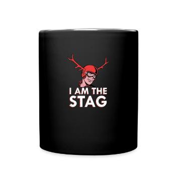 I Am The Stag - Tasse einfarbig - Schwarz - Vorne