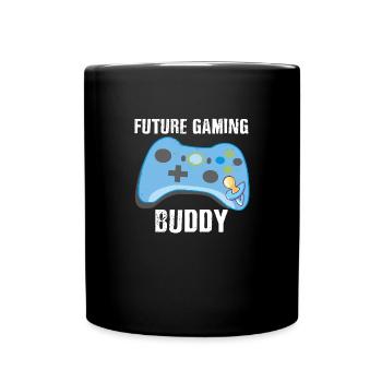 Future Gaming Buddy - Tasse einfarbig - Schwarz - Vorne