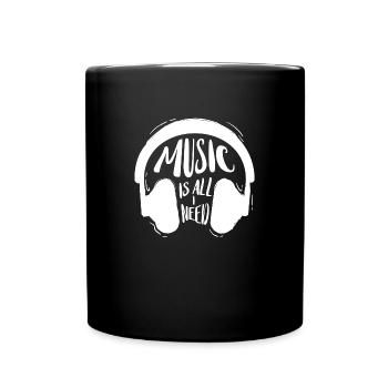 Musik Pop Rock Party Geschenk Shirt Jazz Klassik - Tasse einfarbig - Schwarz - Vorne