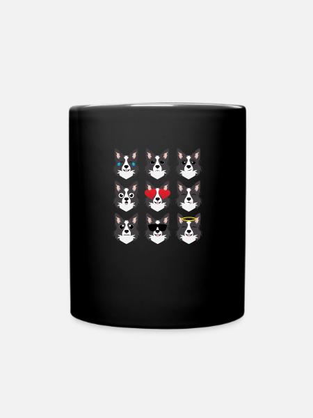 Border Collie - Tasse einfarbig - Schwarz