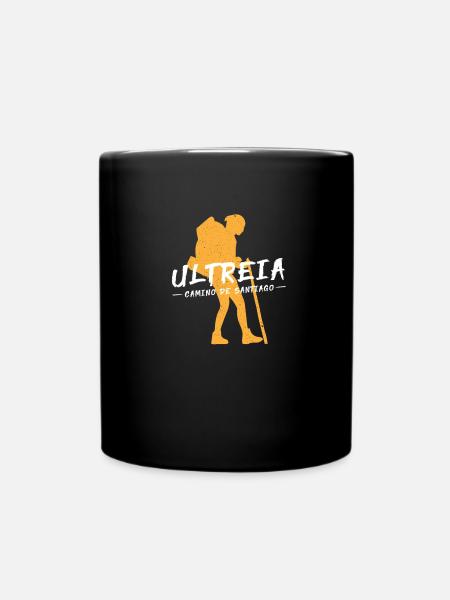 Camino de Santaigo. Chemin de Compostelle, T-shirt Ultreia - Mug uni - noir