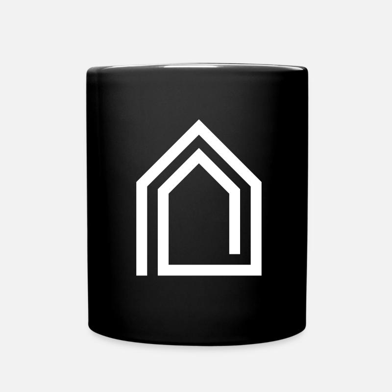 Architekt Eigenheim Logo - Tasse einfarbig - Schwarz