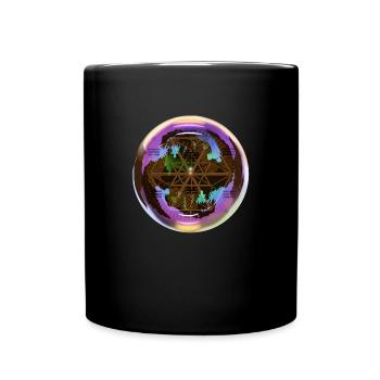 BubbleZsoraat - Tasse einfarbig - Schwarz - Vorne