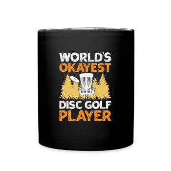 Le lecteur de disc-golf le plus correct au monde - Mug uni - noir - Devant