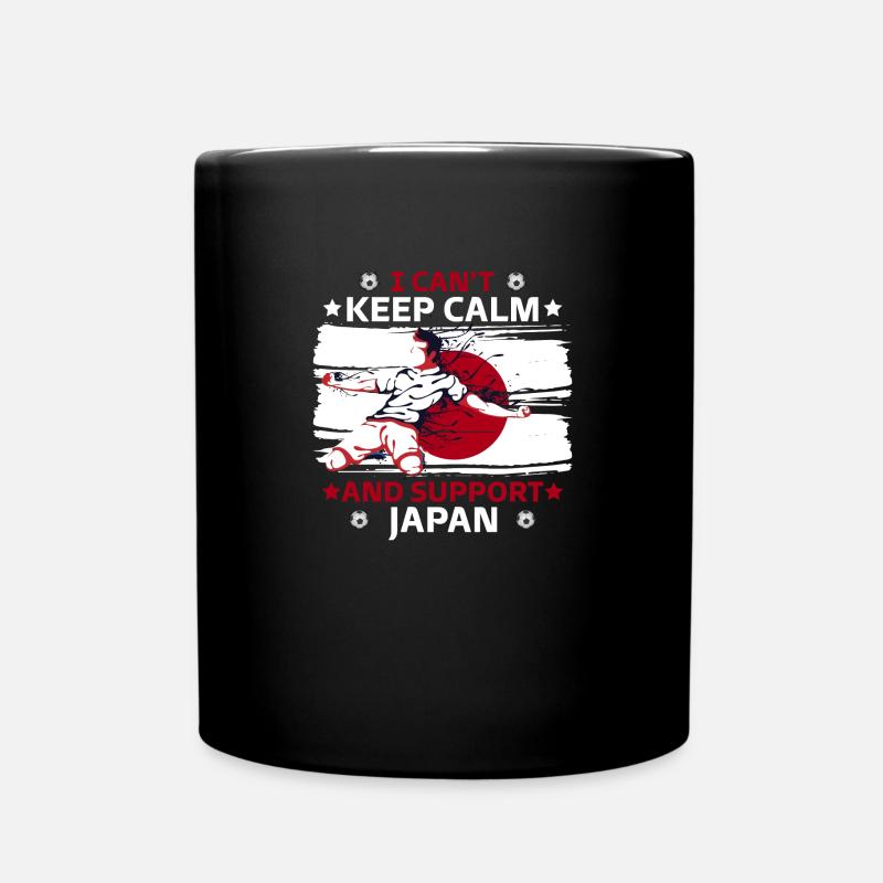 keep calm and support japan - Full Colour Mug - black
