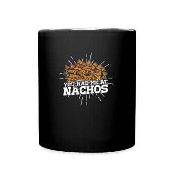 Jalapenos Nachos Cheese Mexico Mexican cuisine - Tasse einfarbig - Schwarz - Vorne