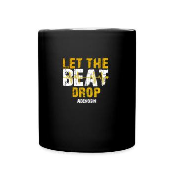 Laissez battre l’adénosine devenir or - Mug uni - noir - Devant