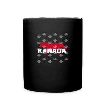 kanada ahorn wildnis abenteuer - Tasse einfarbig - Schwarz - Vorne