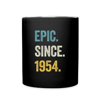 70. Geburtstag 70 Jahre Epic Since 1954 - Tasse einfarbig - Schwarz - Vorne