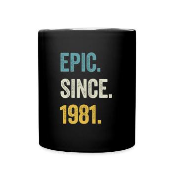 43e anniversaire 43 ans d’épopée depuis 1981 - Mug uni - noir - Devant