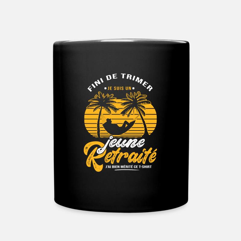 Je suis un jeune retraité humour retraite - Mug uni - noir