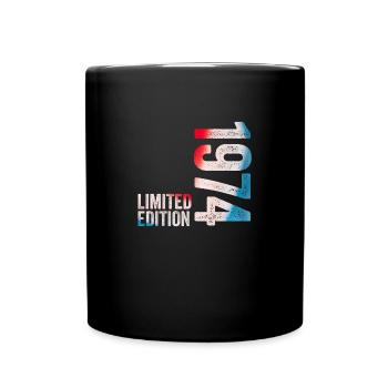 1974 Limited Edition Birthday Gift 1974 - Full Colour Mug - black - Front