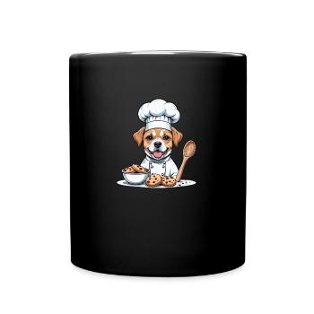 Dog Chef Dog Friends Cadeau Cookie Cookies - Mug uni - noir - Devant