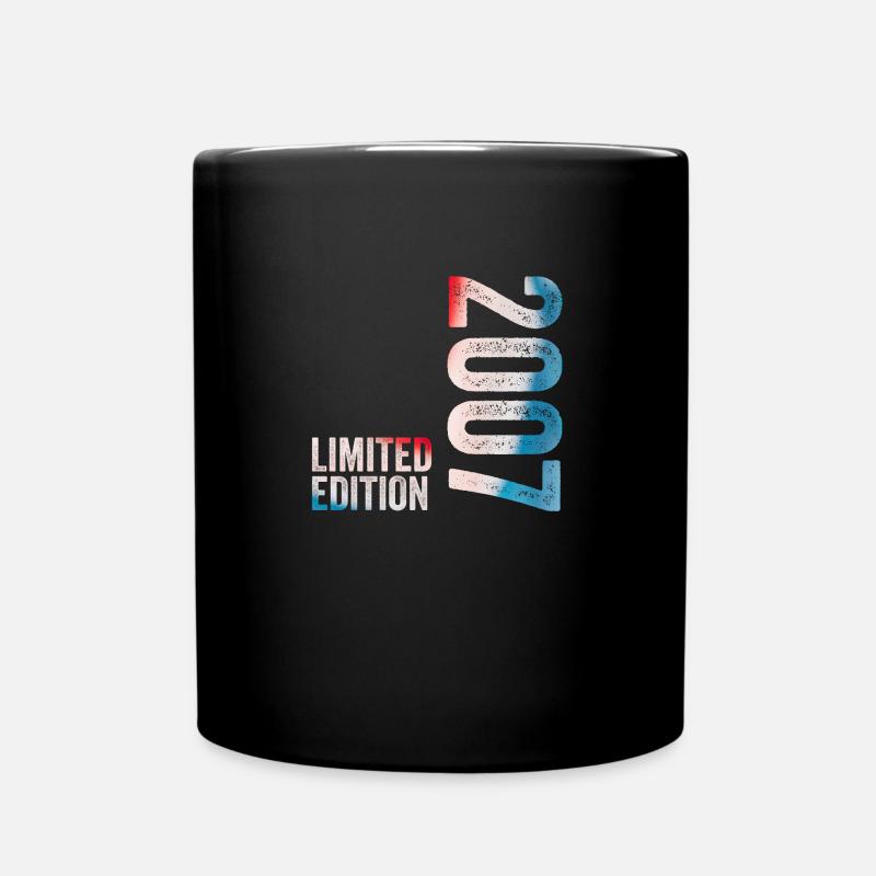 2007 Limited Edition 2007 Geburtstagsgeschenk - Tasse einfarbig - Schwarz