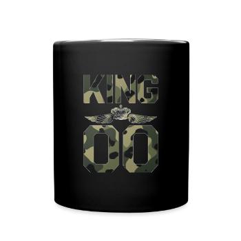 Roi - reine idée cadeau - Mug uni - noir - Devant