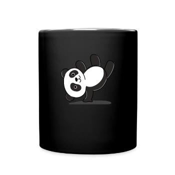 Panda Stand - Mug uni - noir - Devant