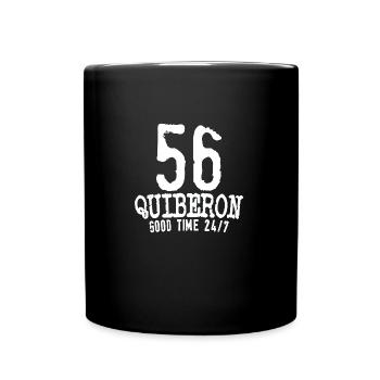 56 Quiberon Gute Zeit 24 7 - Tasse einfarbig - Schwarz - Vorne