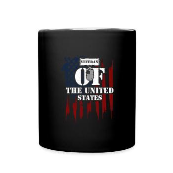 Vétéran des États-Unis - Mug uni - noir - Devant