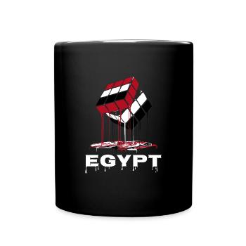 Egypte Drapeau Hurghada Afrique Drapeau égyptien - Mug uni - noir - Devant