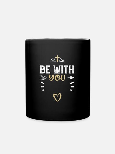 Sois avec toi - Jésus - Mug uni - noir