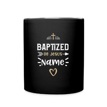 Baptisés au nom de Jésus - Jésus - Mug uni - noir - Devant