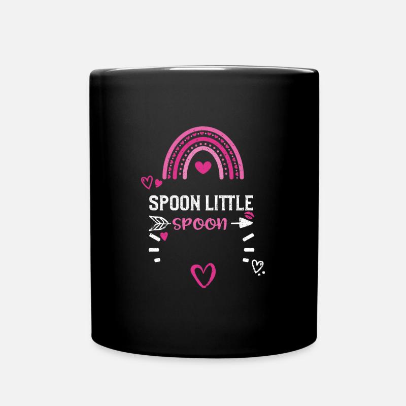 Cuillère Petite Cuillère - Mug uni - noir