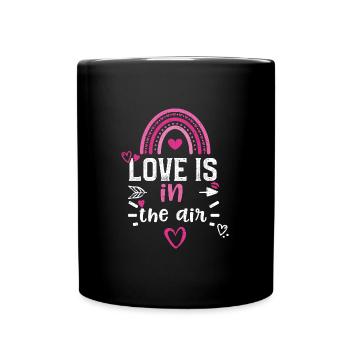 Love is in the Air - Full Colour Mug - black - Front