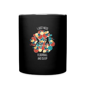 Floorball Floorball Hockey sur gazon Hockey en salle - Mug uni - noir - Devant