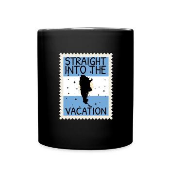 Drapeau de l’Argentine Amérique du Sud Drapeau de l’Argentine - Mug uni - noir - Devant