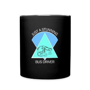 Chauffeur d’autobus scolaire Chauffeur d’autobus scolaire - Mug uni - noir - Devant