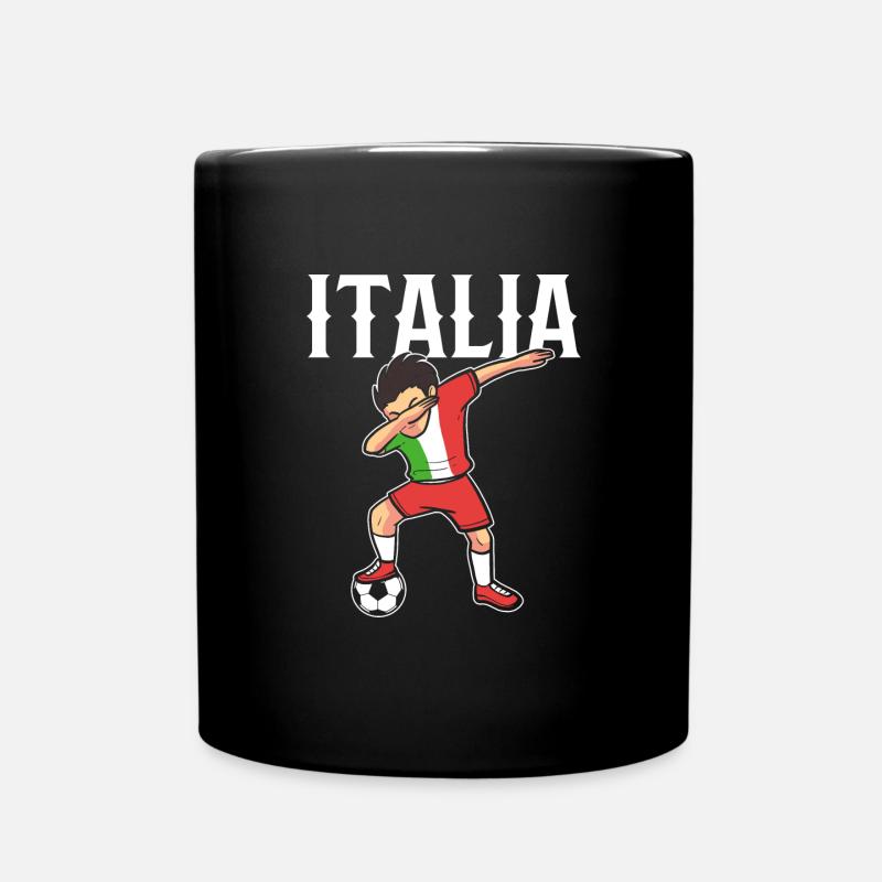Italia - Mug uni - noir