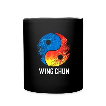 Wing Chun - Full Colour Mug - black - Front
