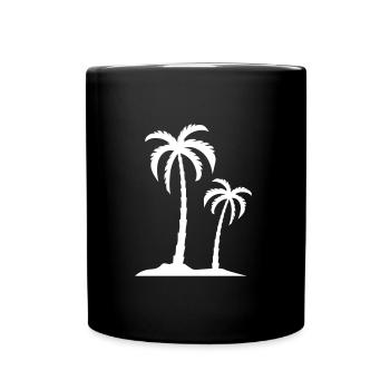 paume - Mug uni - noir - Devant