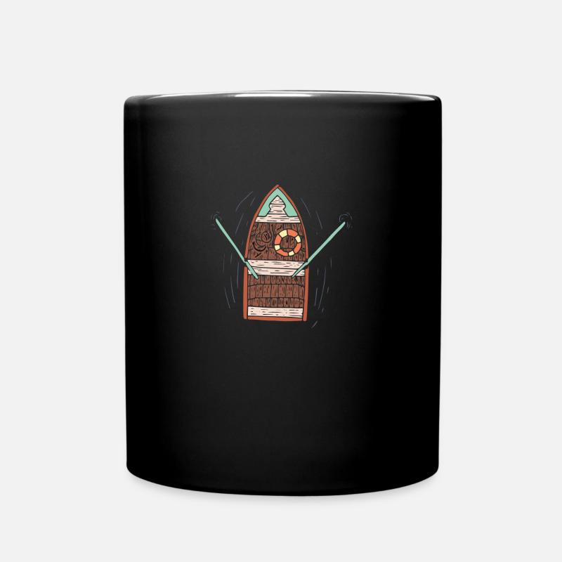 Boot - Tasse einfarbig - Schwarz