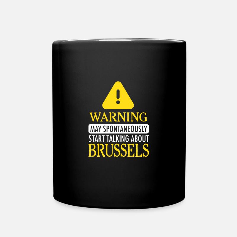 AVERTISSEMENT: Bruxelles - Mug uni - noir