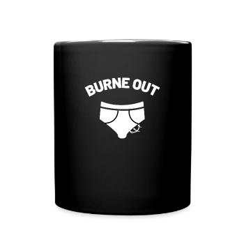 BURNE OUT - Mug uni - noir - Devant