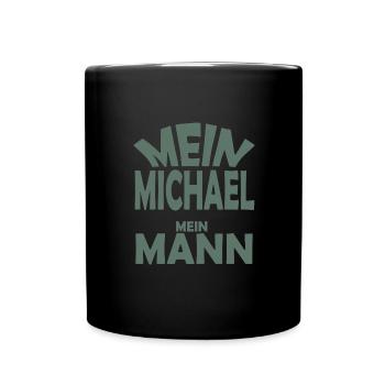 Michael - Tasse einfarbig - Schwarz - Vorne