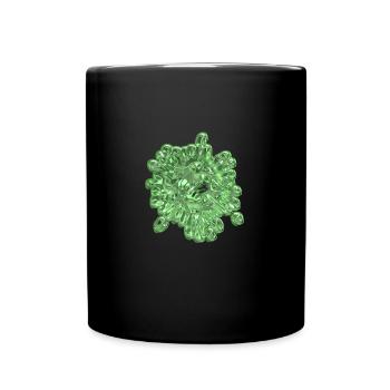 Pesitzide Agriculture becomes farmer agricultural green - Full Colour Mug - black - Front