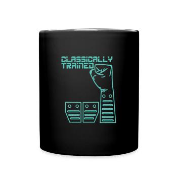 Manuelle Gangschaltung Knüppelschaltung - Tasse einfarbig - Schwarz - Vorne